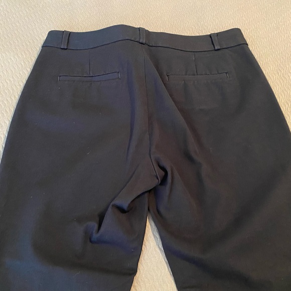 Banana Republic Sloan Curvy Fit slacks 12 ankle black office work pants GUC 🖤 - Picture 2 of 7